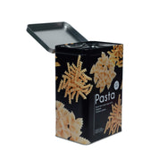 Metal Pasta Jar - Black, 3000Ml