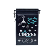 Metal Coffee Jar - Black, 1700Ml