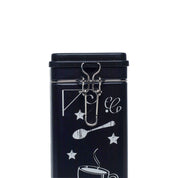 Metal Coffee Jar - Black, 1700Ml