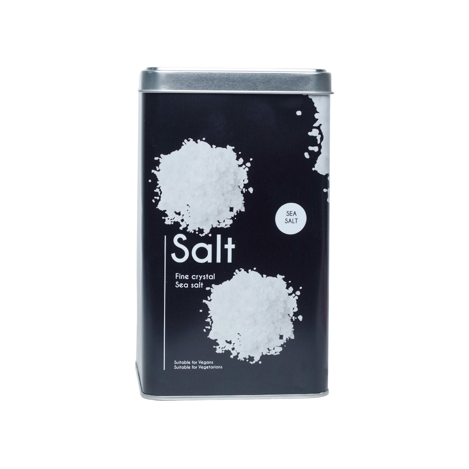 Metal Salt Jar - Black, 2050Ml