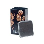 Metal Biscuites Jar - Black, 2050Ml