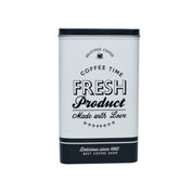 Metal Coffee Jar - Off White, 1700Ml