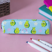 School Pencil Pouch - Avacado Printed