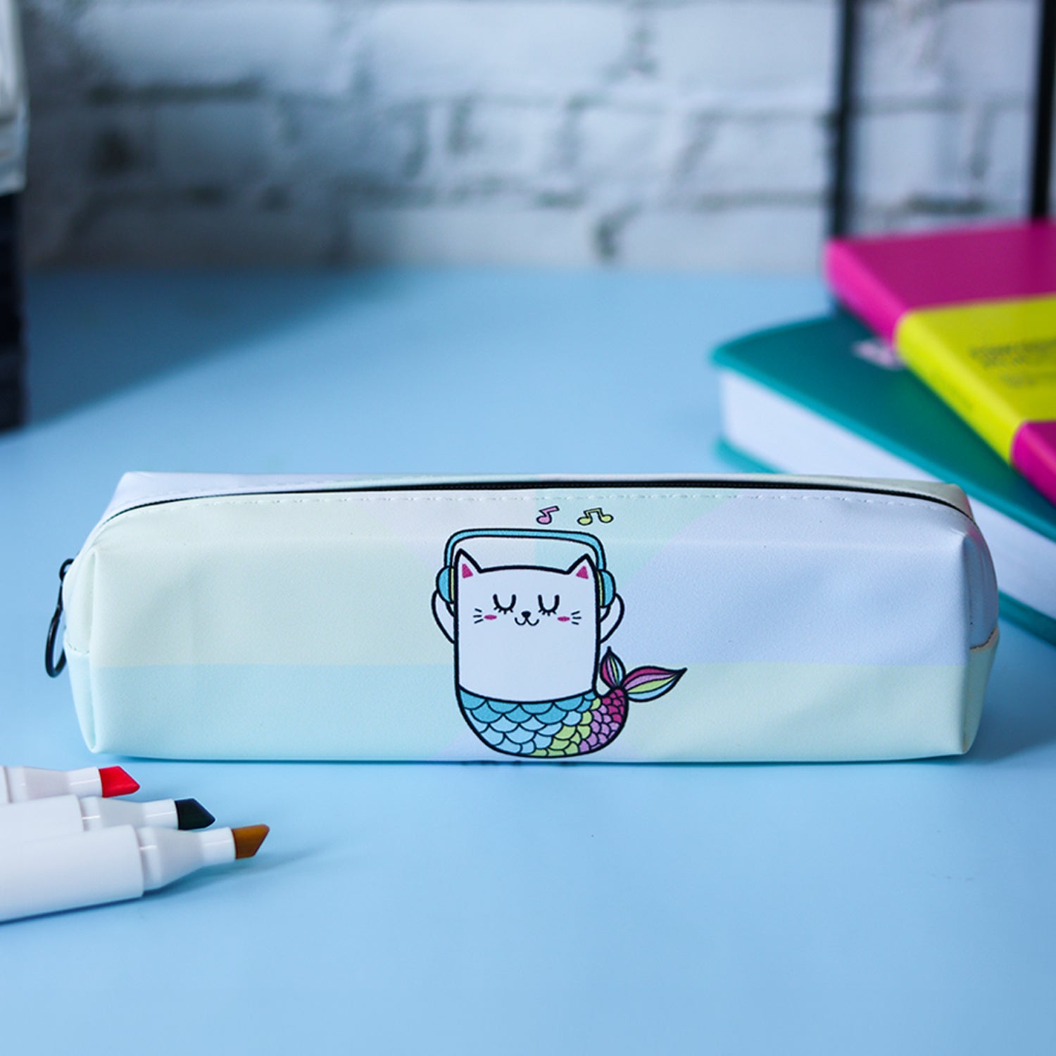 Multi Pencil Pouch - Fish Print