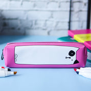 Pink Pencil Pouch - Cat Print