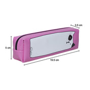 Pink Pencil Pouch - Cat Print