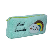Light Green Pencil Pouch - Fur