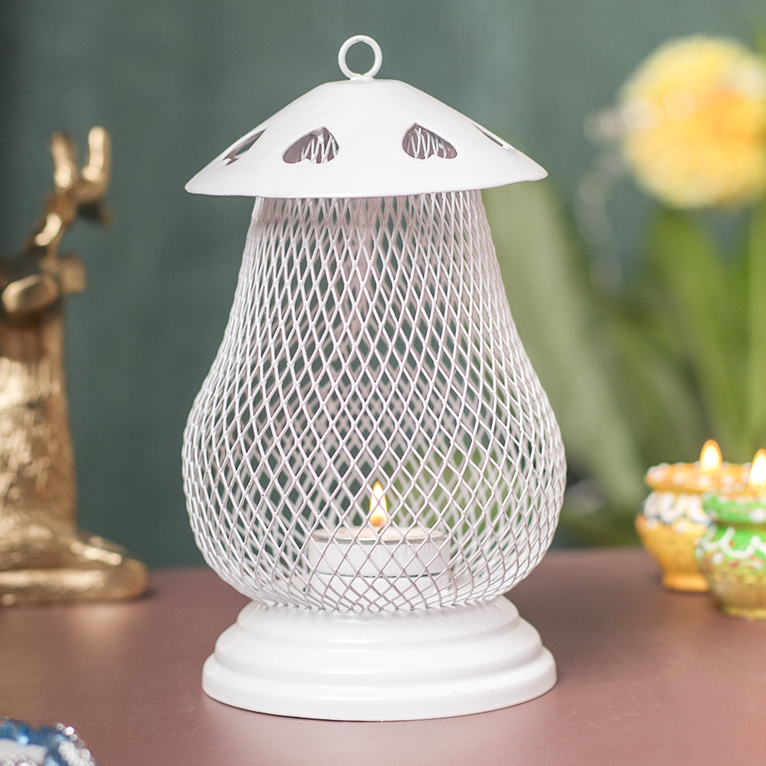 Oval Cage T-Lite Holder