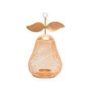 Pear T- Lite Holder - Golden & Metal