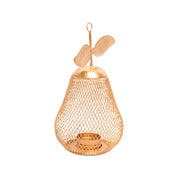 Pear T- Lite Holder - Golden & Metal