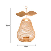 Pear T- Lite Holder - Golden & Metal