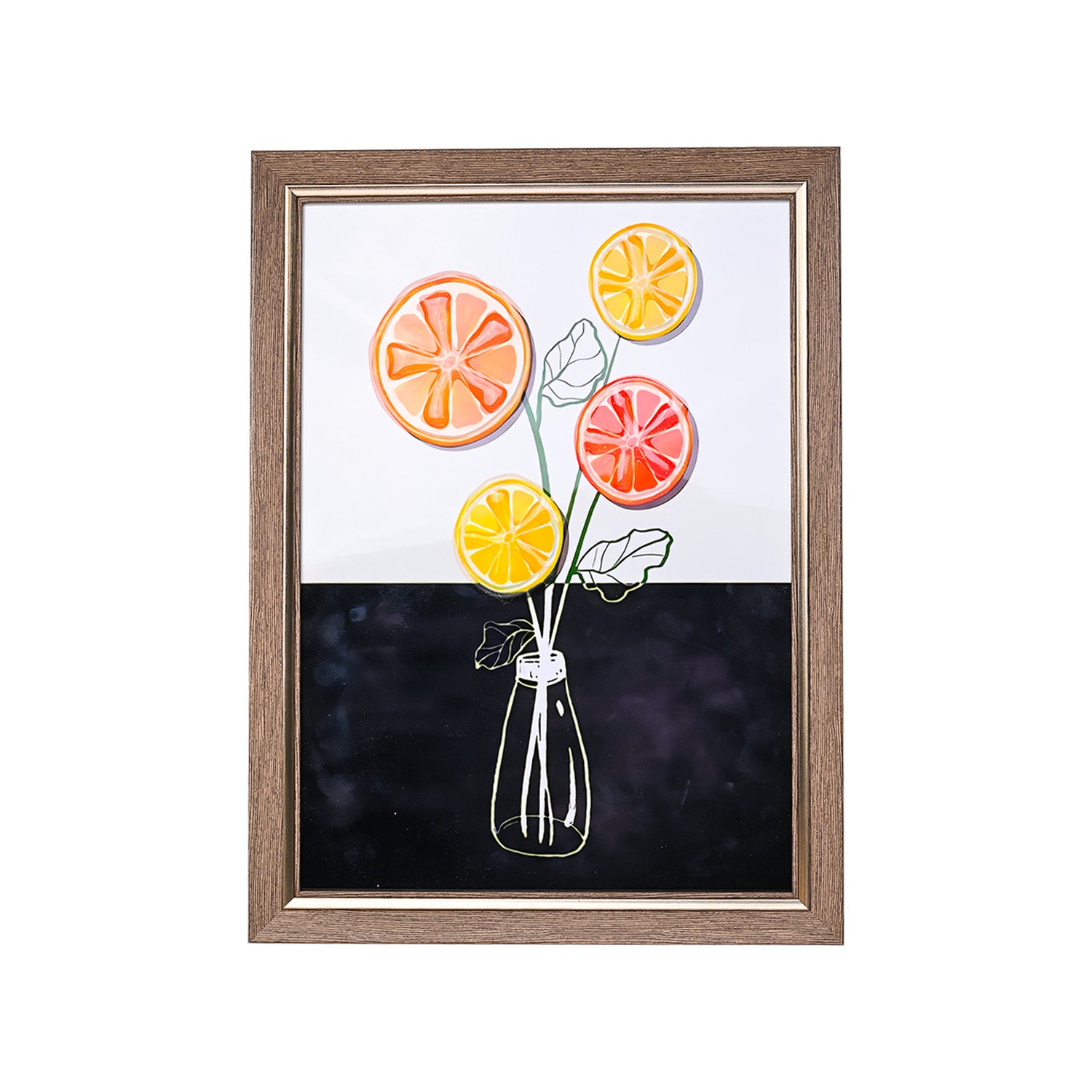 Wall Décor Painting - Fruit Flower Pot
