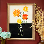 Wall Décor Painting - Fruit Flower Pot