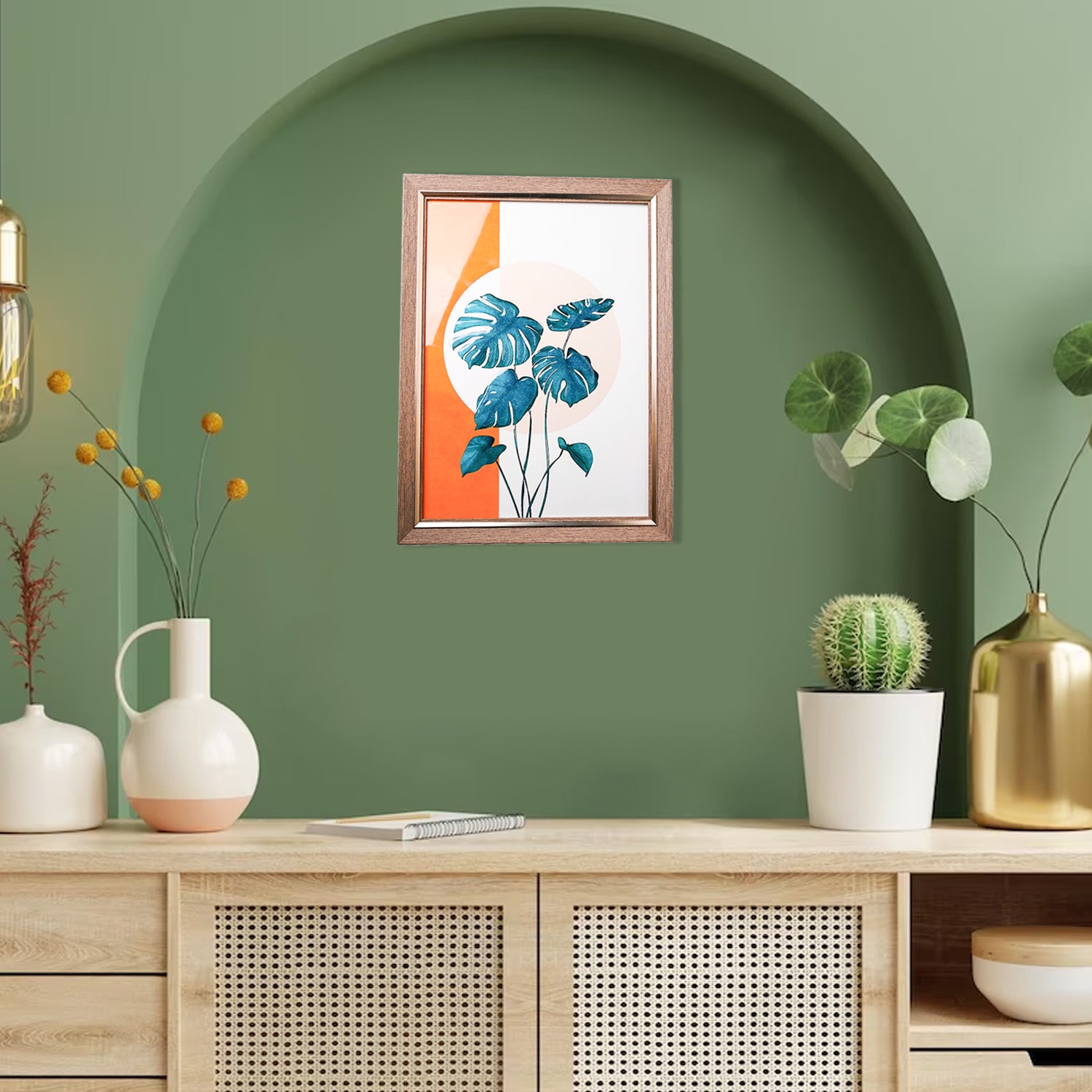 Wall Décor Painting - Leafs
