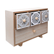 Multipurpose Table  Drawer Organizer - 2 Layers & 3-1 Compartment