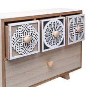 Multipurpose Table  Drawer Organizer - 2 Layers & 3-1 Compartment