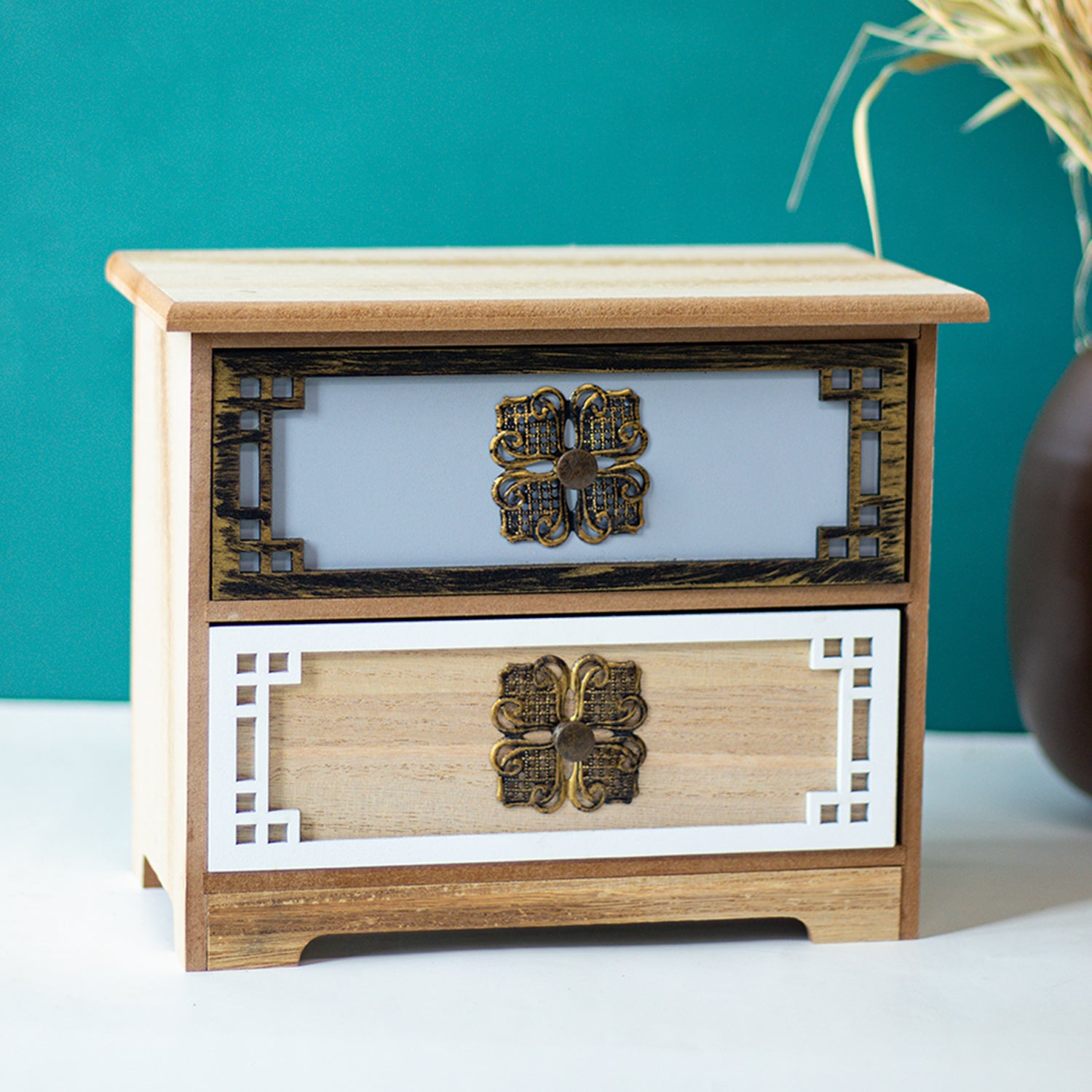 Multipurpose Table  Drawer Organizer - 2 Layers & 1-1 Compartment