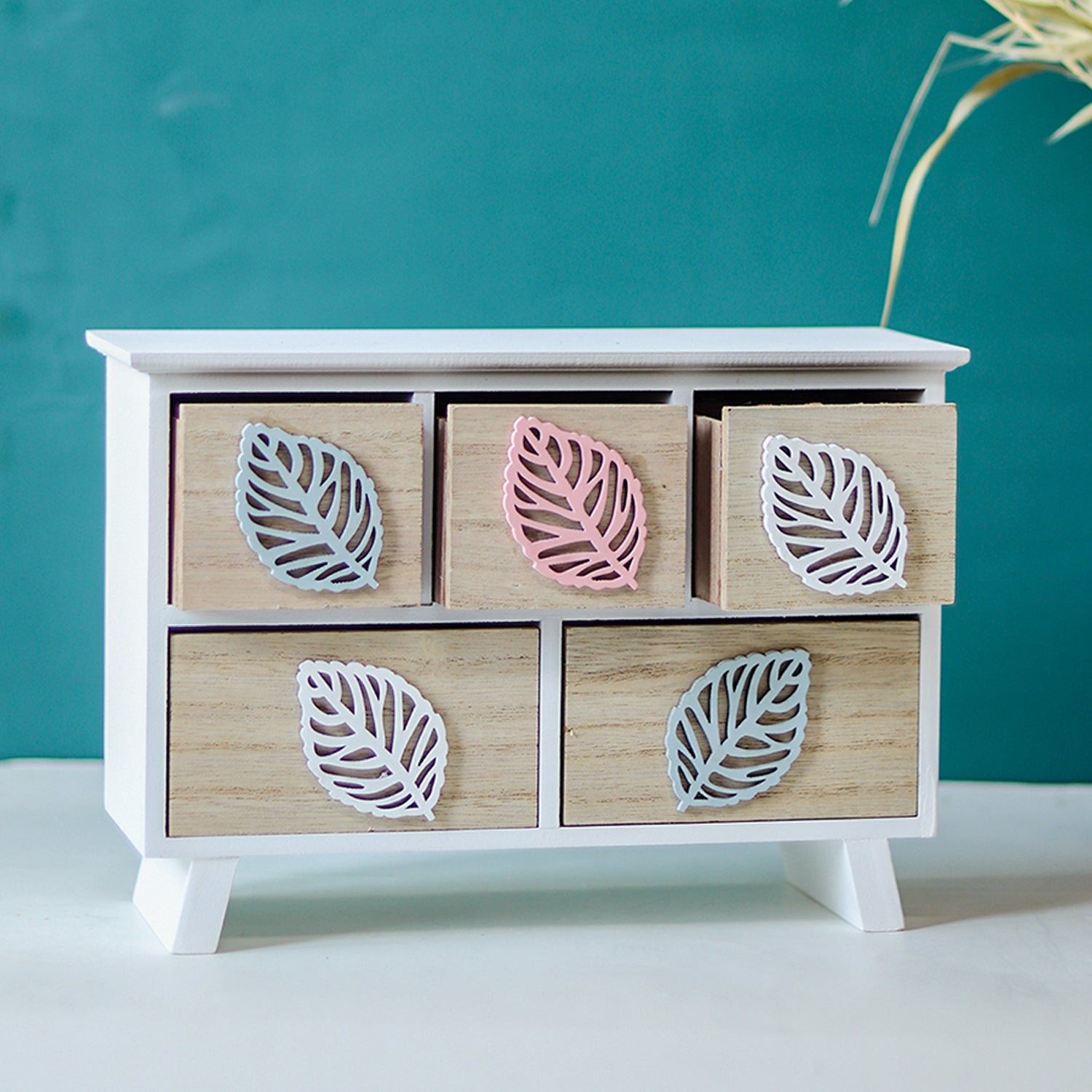 Multipurpose Table Drawer Organizer - 2 Layers & 3-2 Compartment