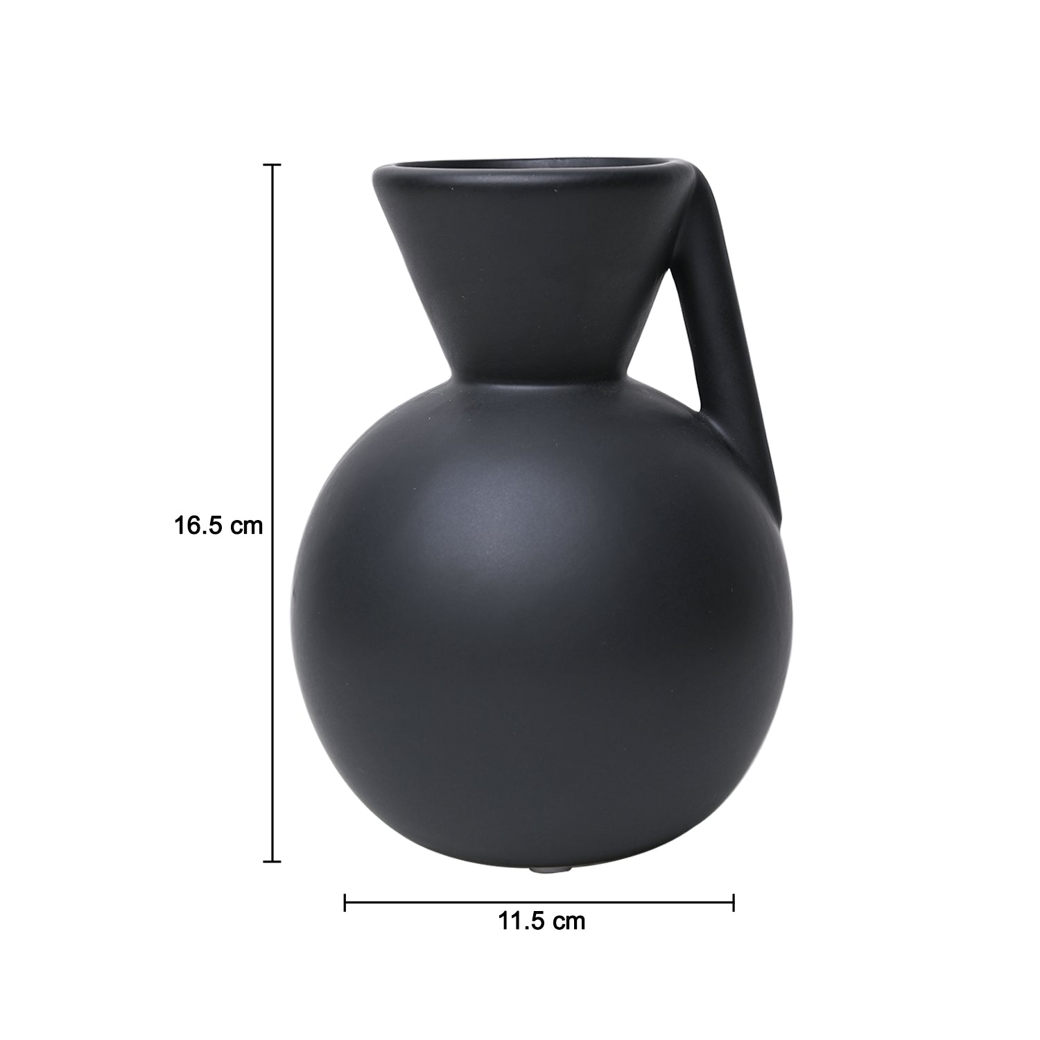 Black Decorative Vase