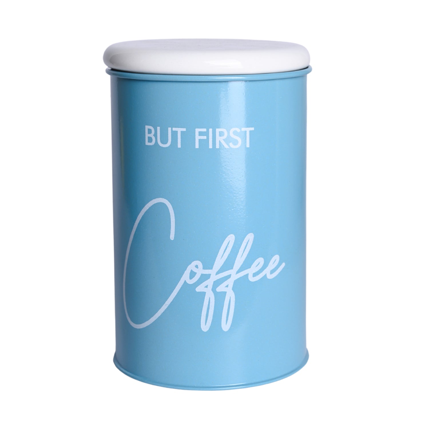 Metal Tea, Sugar, Coffee, Cookie & Snack Jar - Set Of 5 & Each 900 Ml