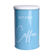 Metal Tea, Sugar, Coffee, Cookie & Snack Jar - Set Of 5 & Each 900 Ml