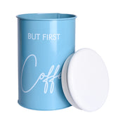 Metal Tea, Sugar, Coffee, Cookie & Snack Jar - Set Of 5 & Each 900 Ml