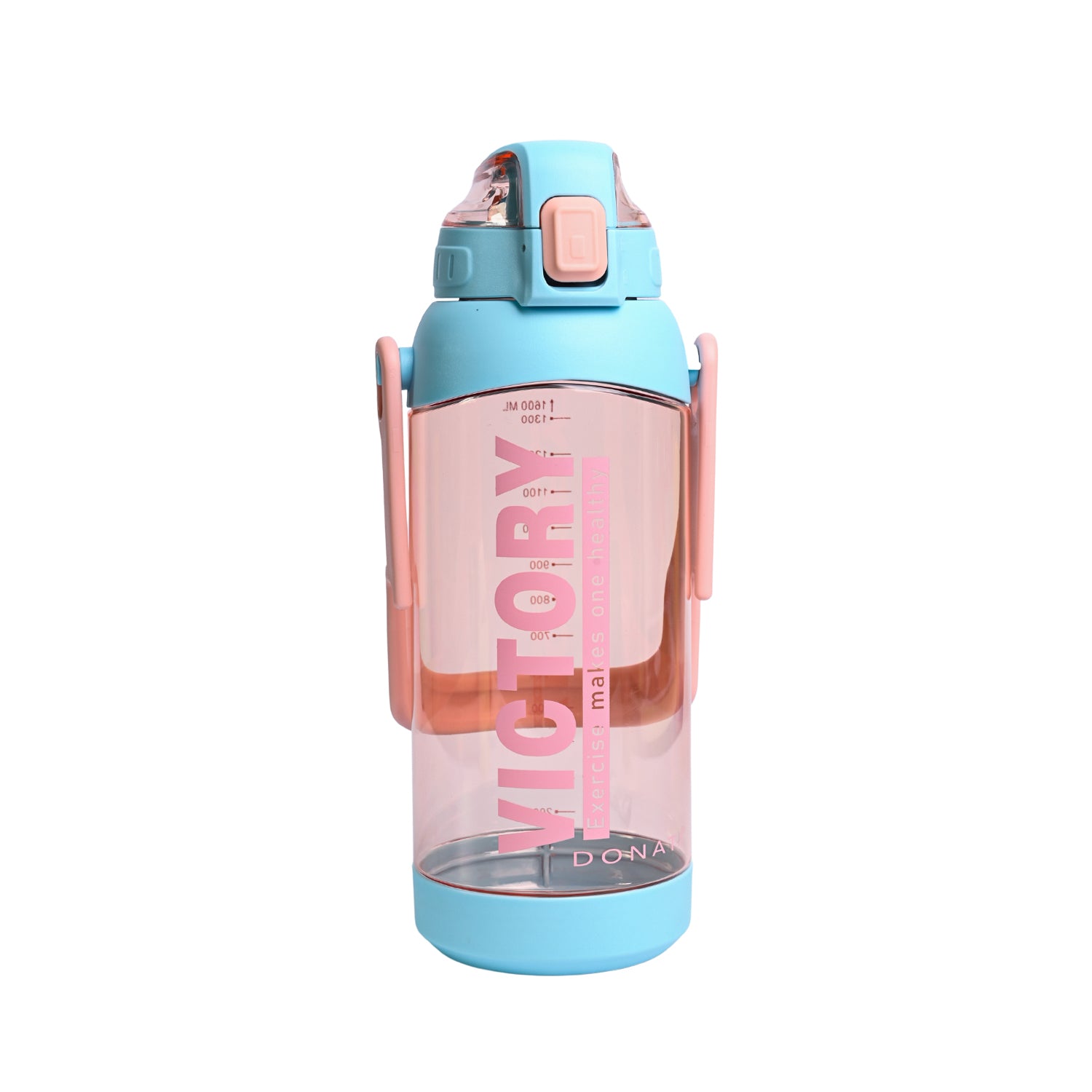 Sports Plastic Drinking Big Capacity Straw Type Travel - 1600ml