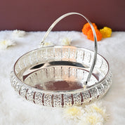 Silver Decorative Basket