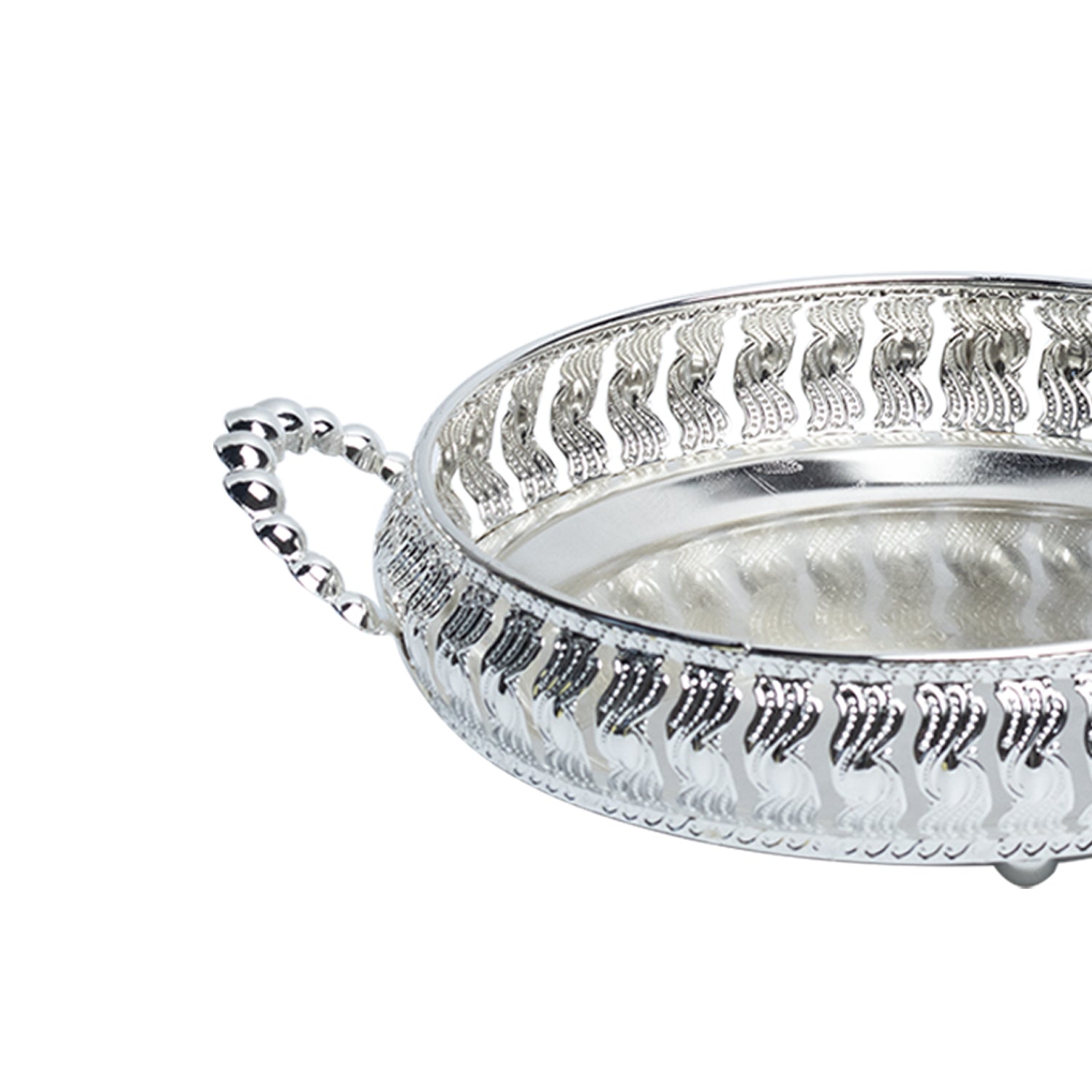 Silver Decorative Basket