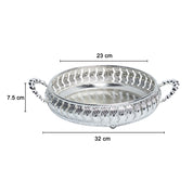Silver Decorative Basket