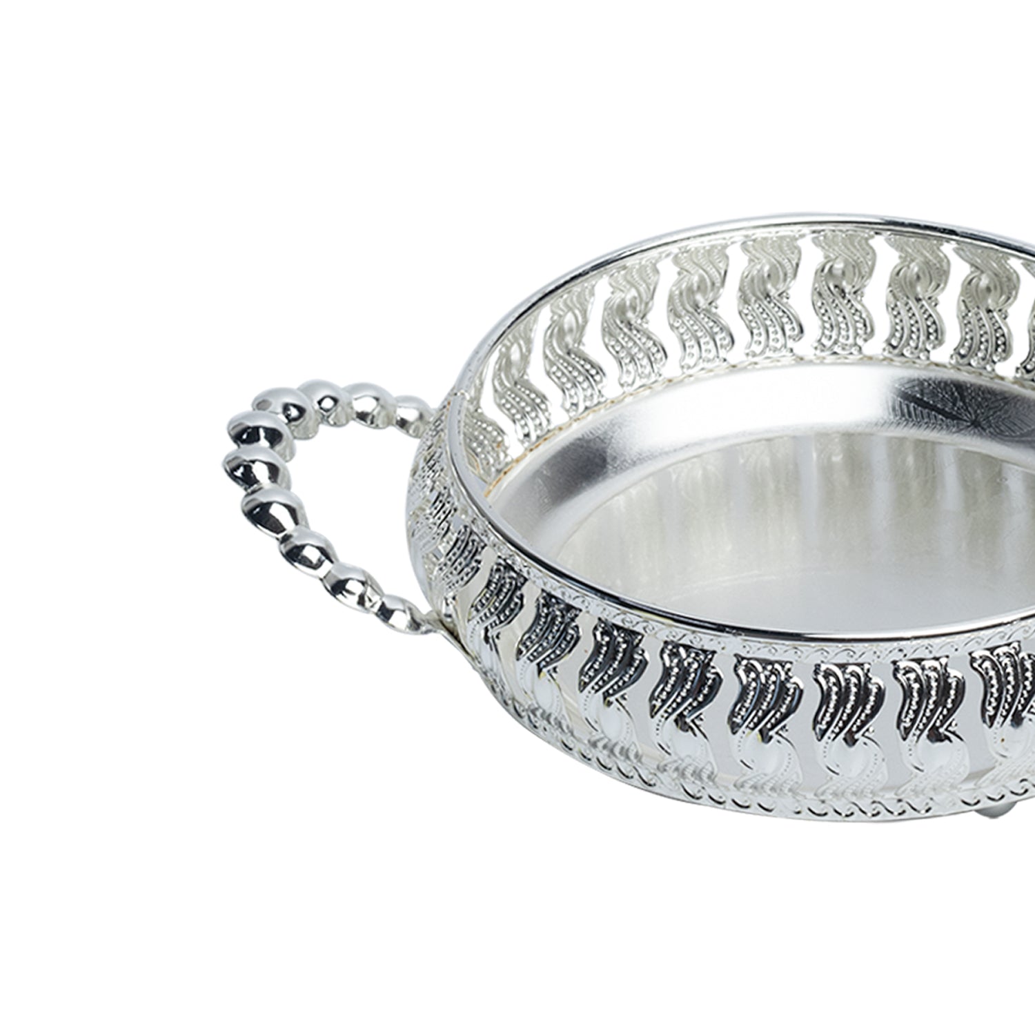 Silver Decorative Basket
