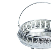 Silver Decorative Basket