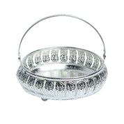 Silver Decorative Basket