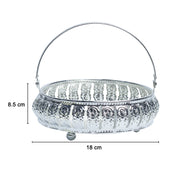 Silver Decorative Basket