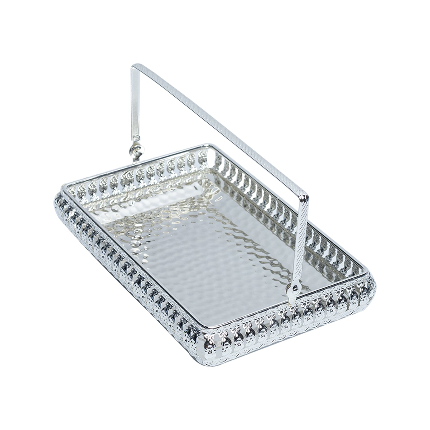 Silver Decorative Basket