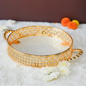Golden Decorative Basket