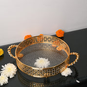 Golden Decorative Basket