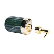 Golden + Ribbed Soap Dispenser