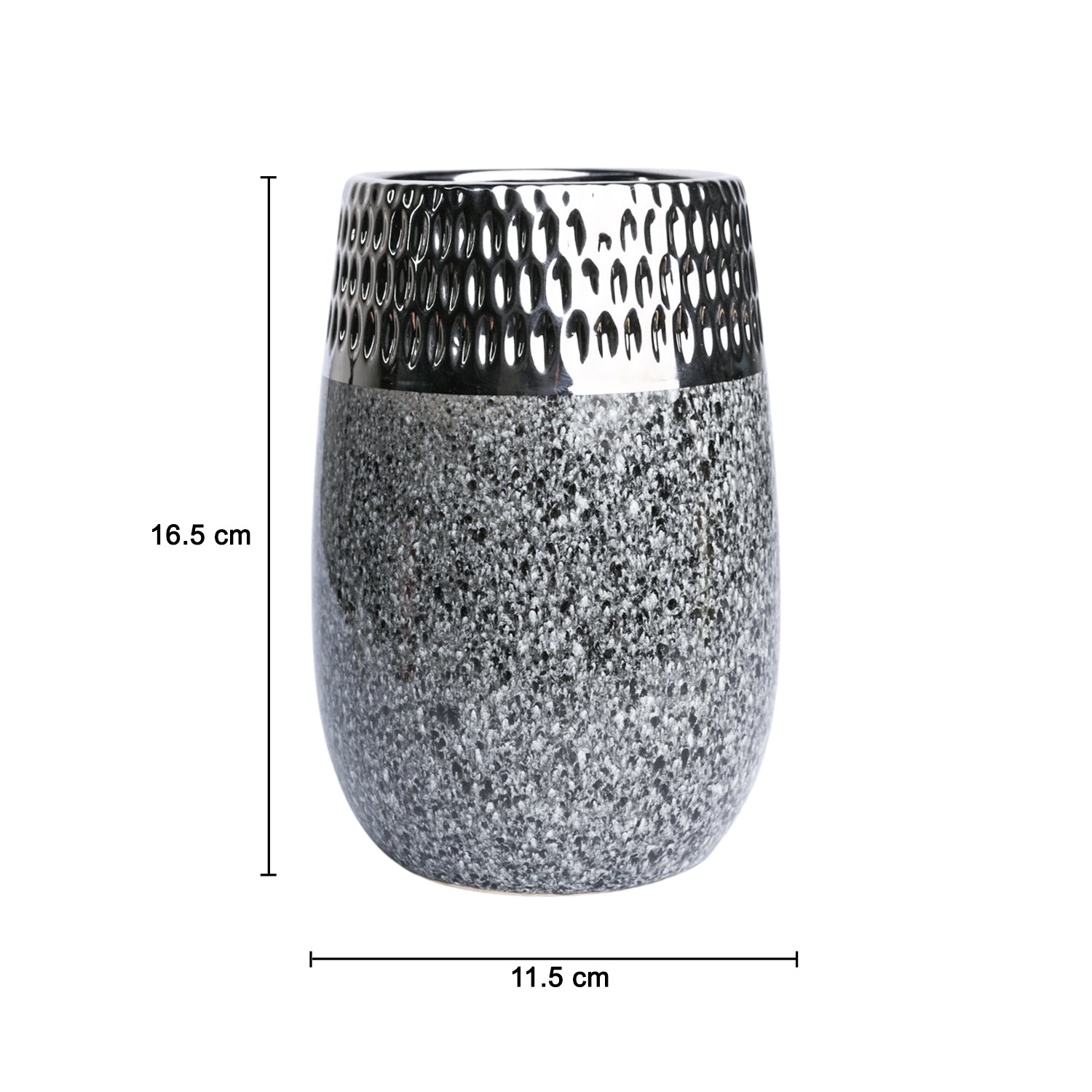 Golden Edge + Ceramic Vase