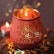 Pink + Golden T-Lite Holders