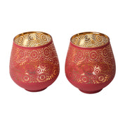 Pink + Golden T-Lite Holders