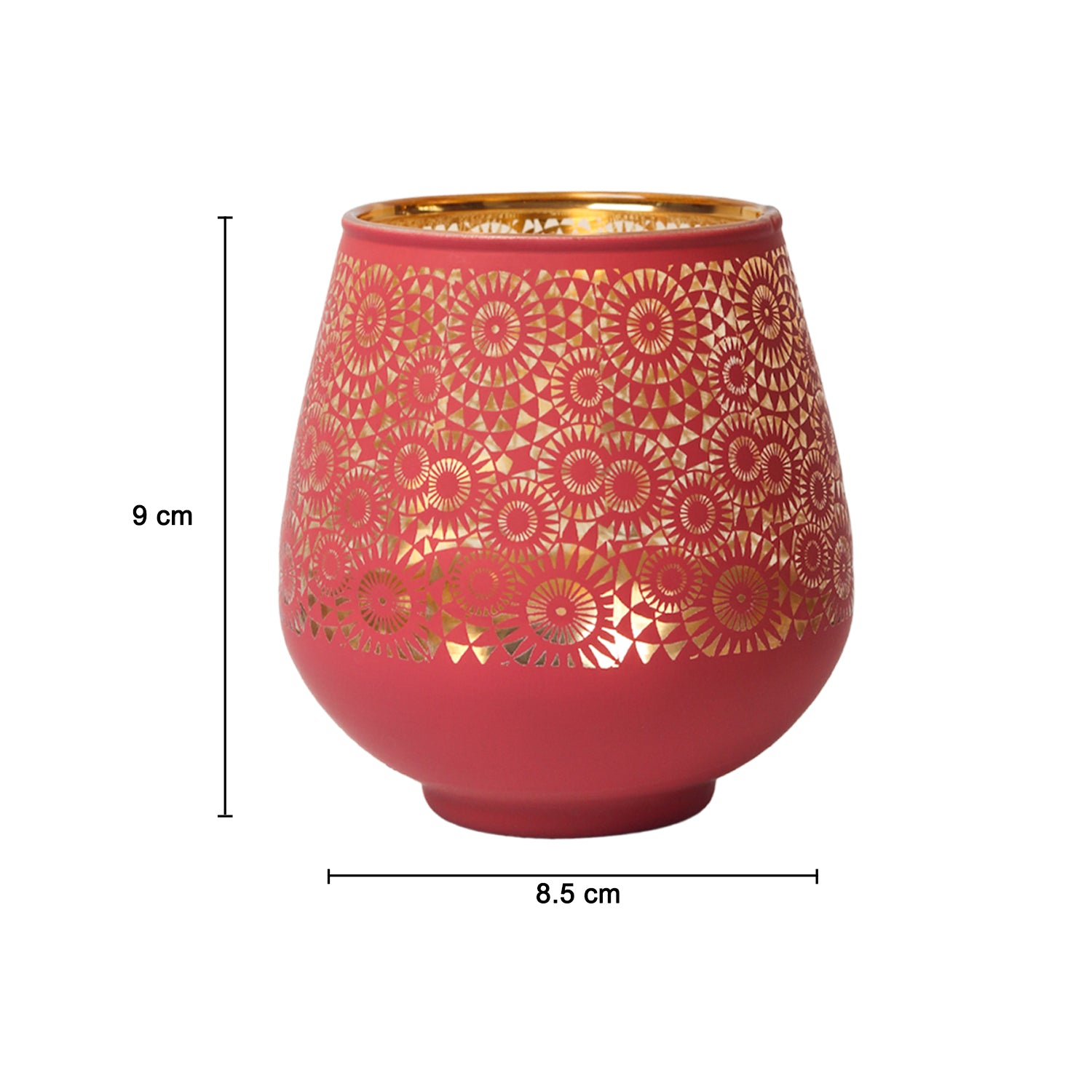 Pink + Golden T-Lite Holders