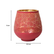 Pink + Golden T-Lite Holders