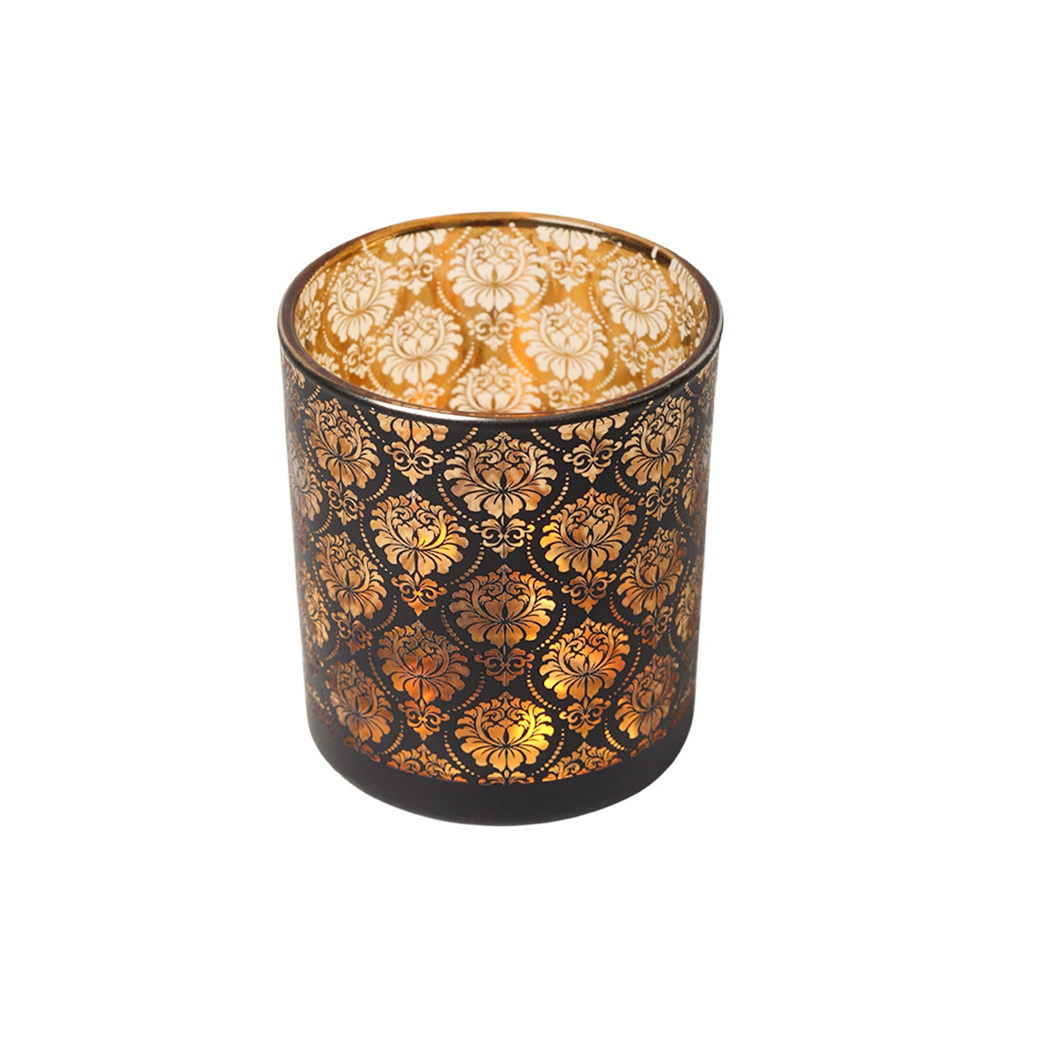 Black + Golden T-Lite Holders