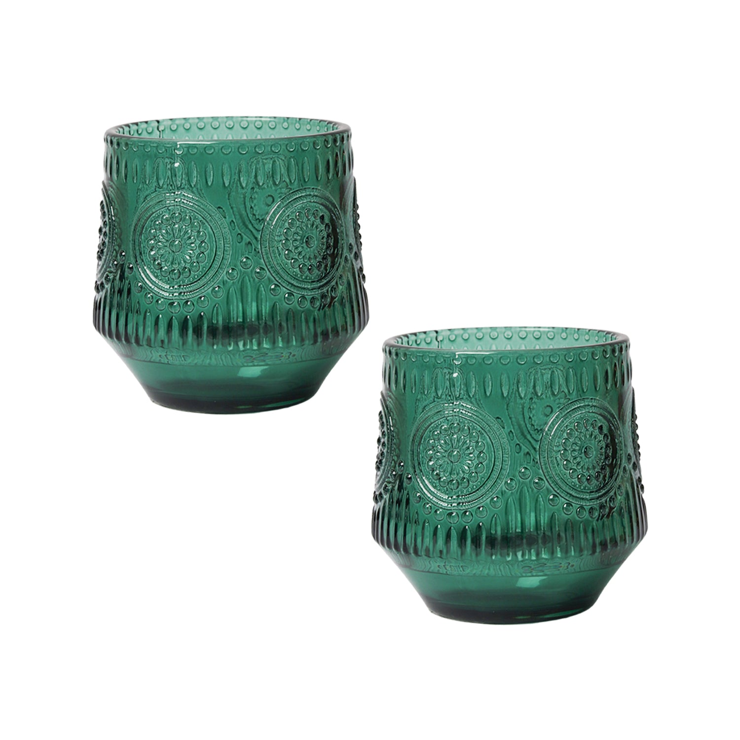 Green T-Lite Holders