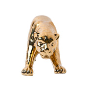 Golden Leopard Statue Figurine
