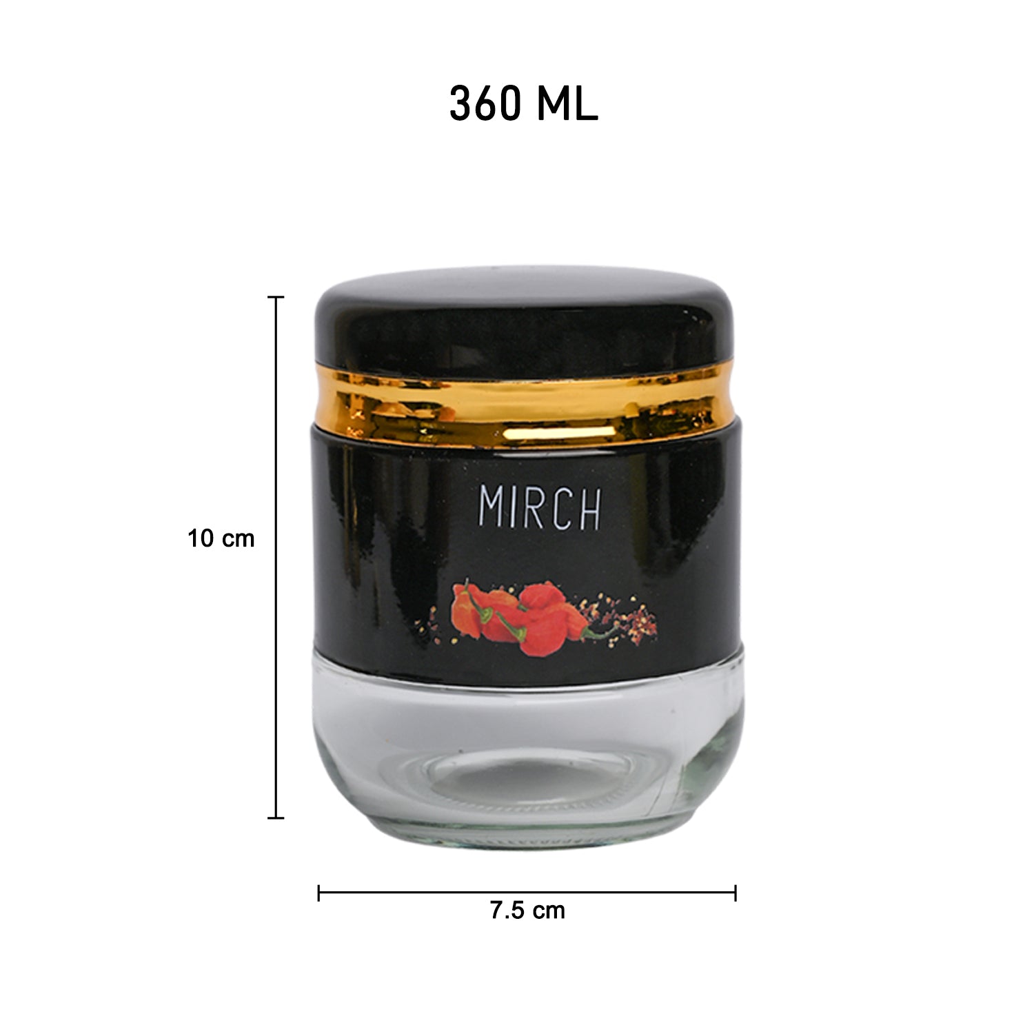 3-Piece Spice Jar Set 360ml