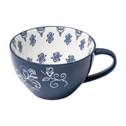 Blue Floral 480ml Cup