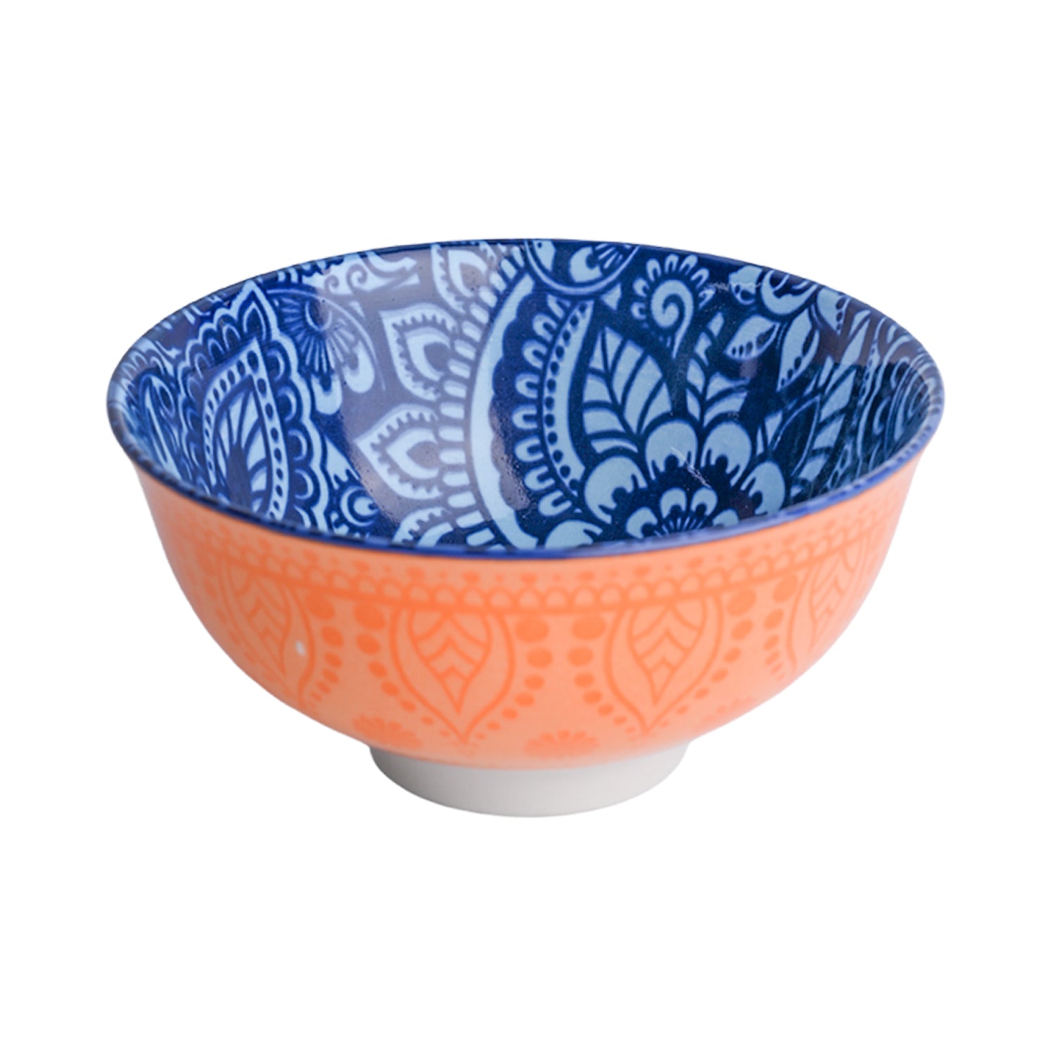 Floral Bowl Set Of 4 (280Ml)