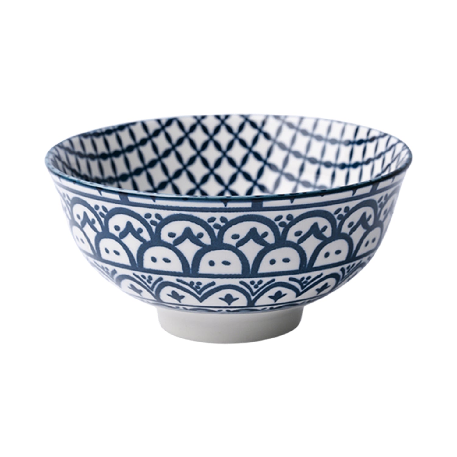 Geomatry Bowl Set Of 4 (280Ml)